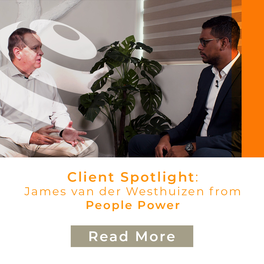 Client Spotlight: James van der Westhuizen from People Power